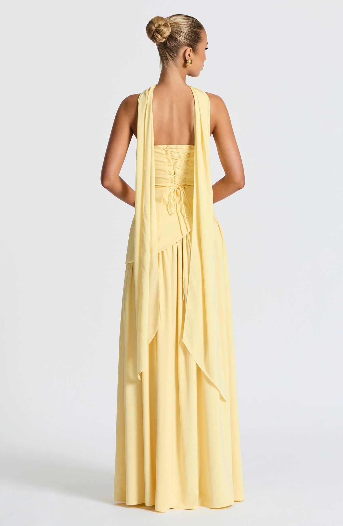 Women's Strapless Corset Maxi Dress | Hathersage_11