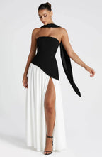 Women's Strapless Corset Maxi Dress | Hathersage_16