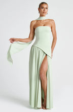 Women's Strapless Corset Maxi Dress | Hathersage_19