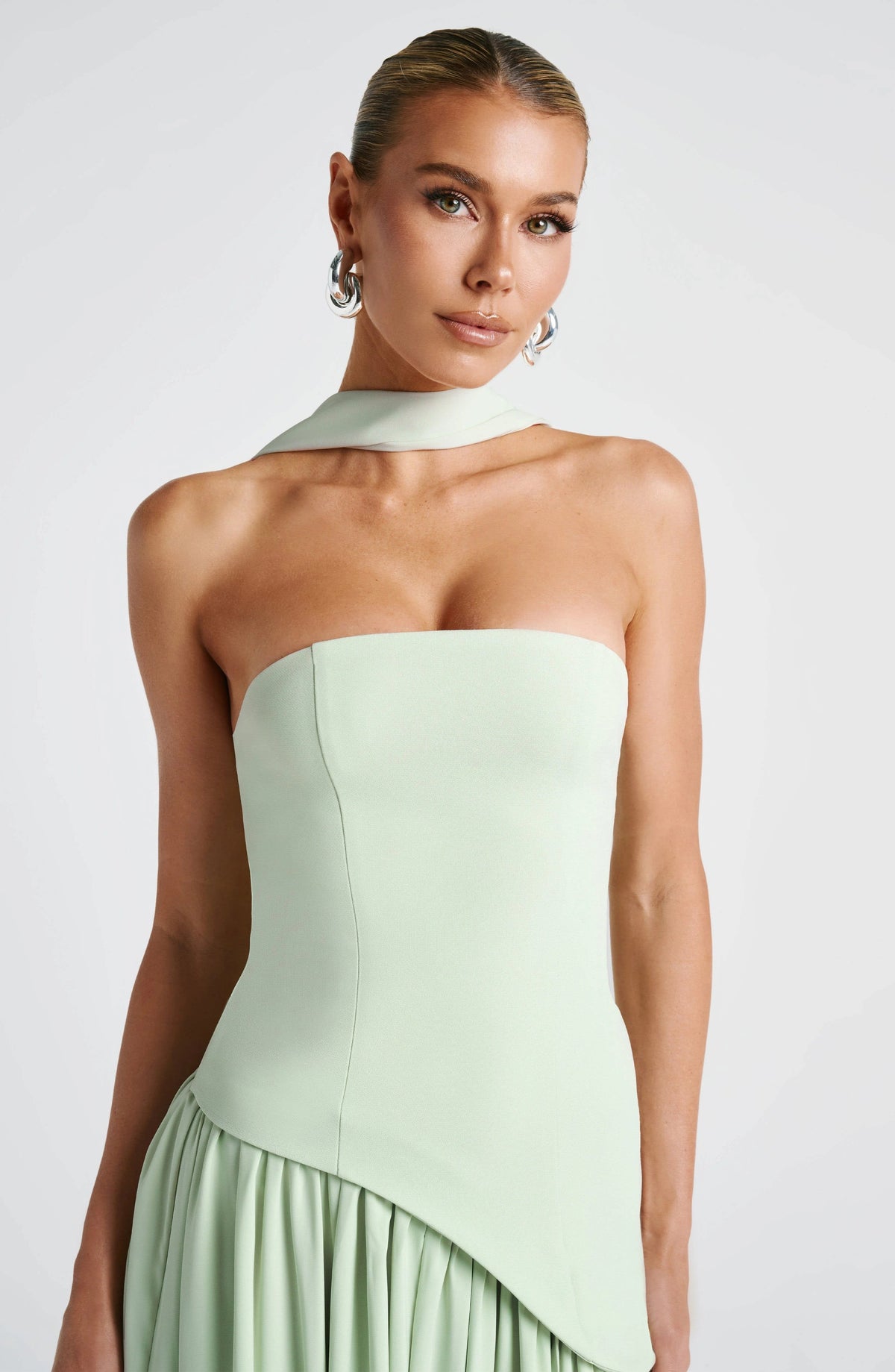 Women's Strapless Corset Maxi Dress | Hathersage_20