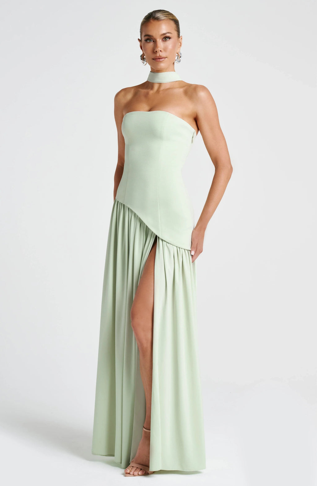 Women's Strapless Corset Maxi Dress | Hathersage_21