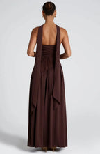 Women's Strapless Corset Maxi Dress | Hathersage_3