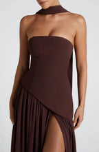 Women's Strapless Corset Maxi Dress | Hathersage_5