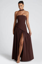 Women's Strapless Corset Maxi Dress | Hathersage_7