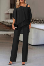 Women's Cold Shoulder Evening Pant Set | Ophelia_2