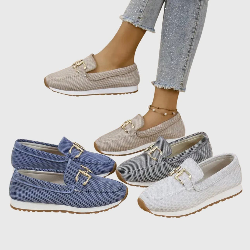 Women's Woven Platform Loafers | Haslemere_7
