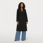 Women's Longline Wool Blend Coat | Ophelia_1