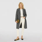 Women's Longline Wool Blend Coat | Ophelia_5