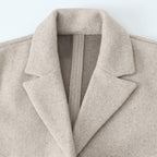 Women's Longline Wool Blend Coat | Ophelia_7