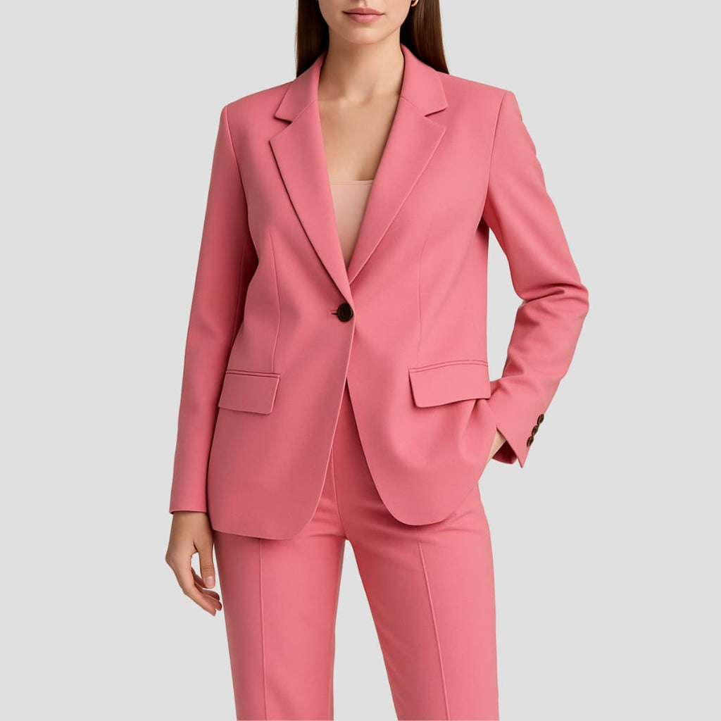 Women's Tailored Straight Leg Pants Suit | Greystoke_4