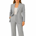 Women's Tailored Straight Leg Pants Suit | Greystoke_6