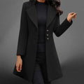 Women's Water Resistant Wool Coat | Dunsfold_1