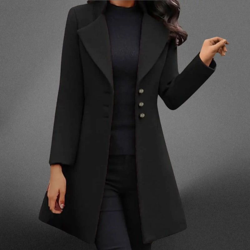 Women's Water Resistant Wool Coat | Dunsfold_1