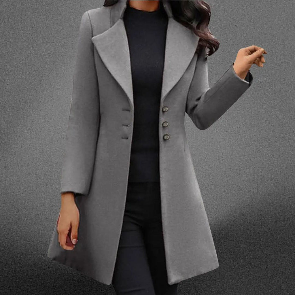 Women's Water Resistant Wool Coat | Dunsfold_2