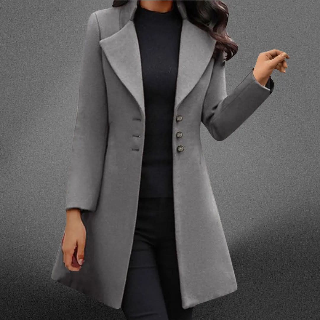Women's Water Resistant Wool Coat | Dunsfold_2