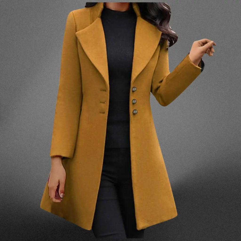 Women's Water Resistant Wool Coat | Dunsfold_3