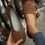 Women's Knit Slip On Ballet Flats | Prudence_3