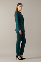 Women's One Button Blazer Two Piece Set | Myfanwy_3