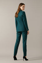 Women's One Button Blazer Two Piece Set | Myfanwy_4