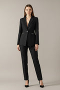 Women's One Button Blazer Two Piece Set | Myfanwy_8