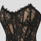 Women's Strapless Lace Mini Dress | Cheriton_9