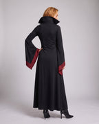 Women's High Collar Vampire Halloween Costume Dress | Linnet_4