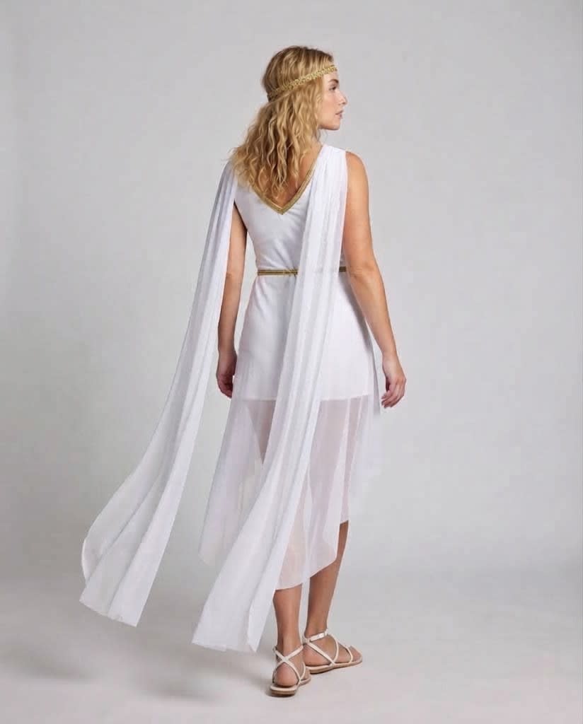 Women's Grecian Goddess Halloween Costume Dress | Wenlock_3