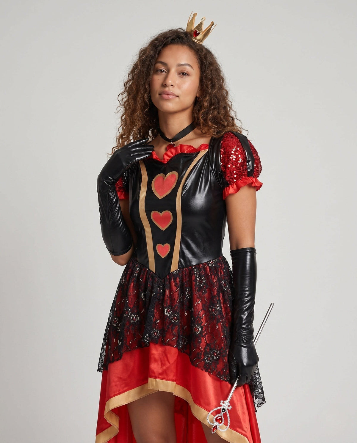 Women's Heart Bodice High Low Costume Dress | Chetwode_2