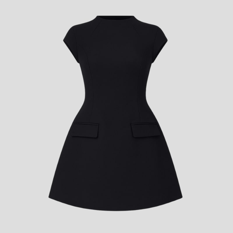 Women's Cap Sleeve A-Line Mini Dress | Cliveden_1