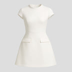 Women's Cap Sleeve A-Line Mini Dress | Cliveden_2