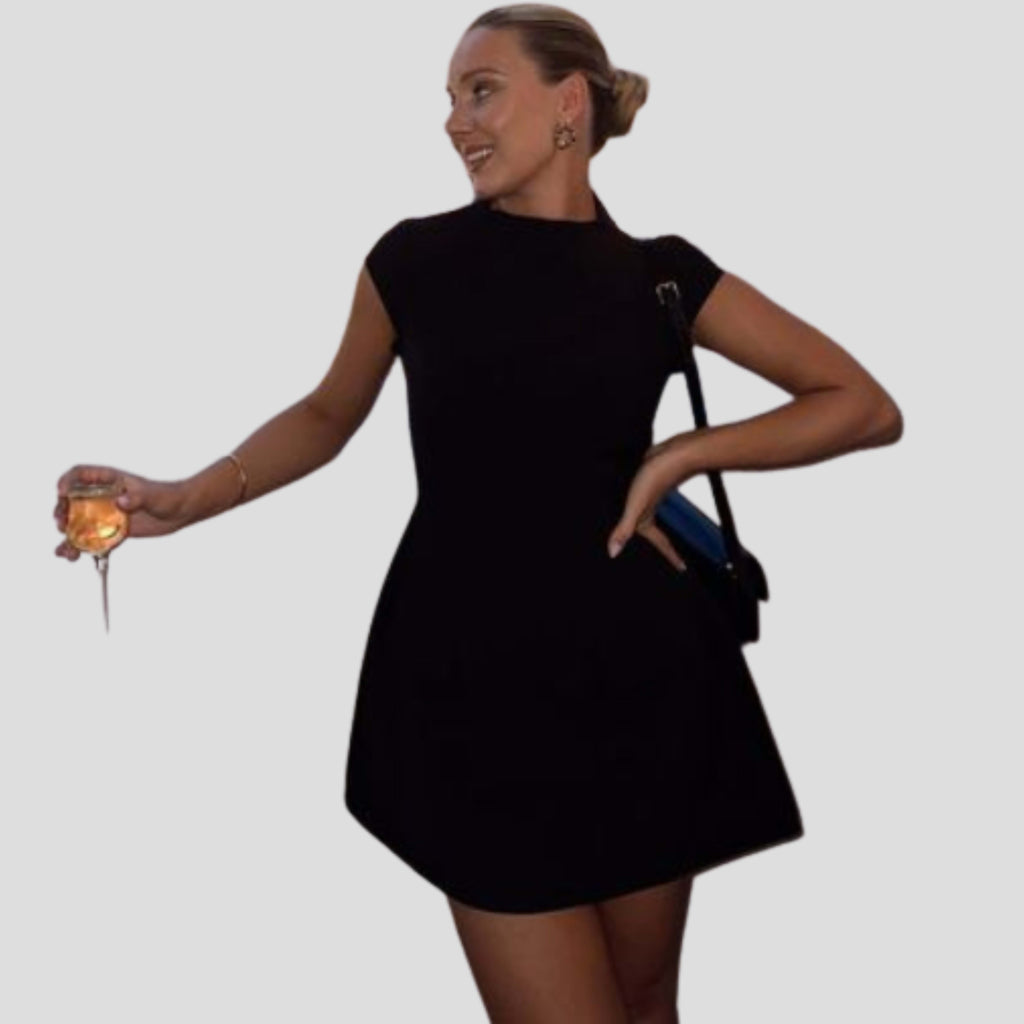 Women's Cap Sleeve A-Line Mini Dress | Cliveden_6