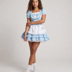 Women's Ruffled Apron Costume Dress | Vowchurch_1