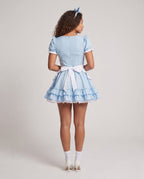 Women's Ruffled Apron Costume Dress | Vowchurch_3