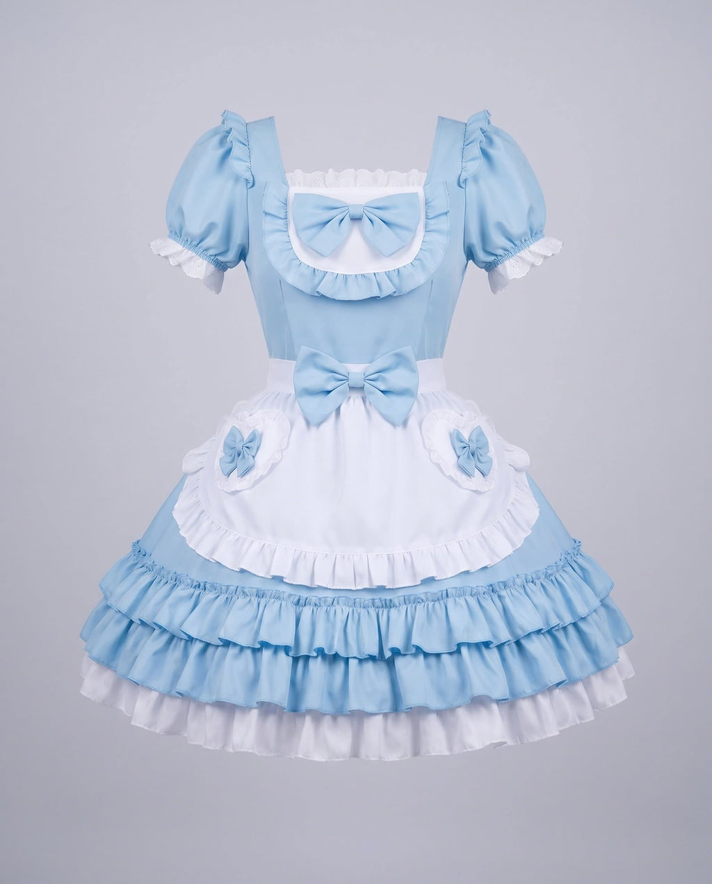 Women's Ruffled Apron Costume Dress | Vowchurch_4