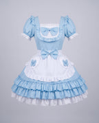 Women's Ruffled Apron Costume Dress | Vowchurch_4
