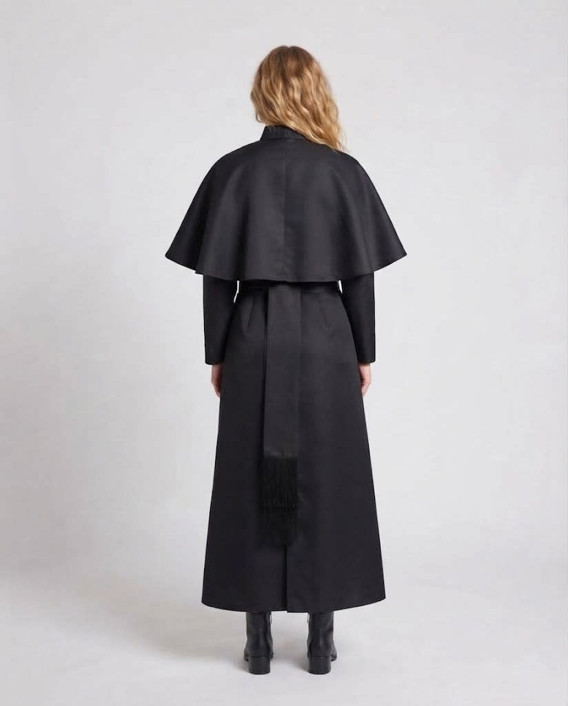 Women's Caped Priest Halloween Costume Robe | Sedgemoor_3