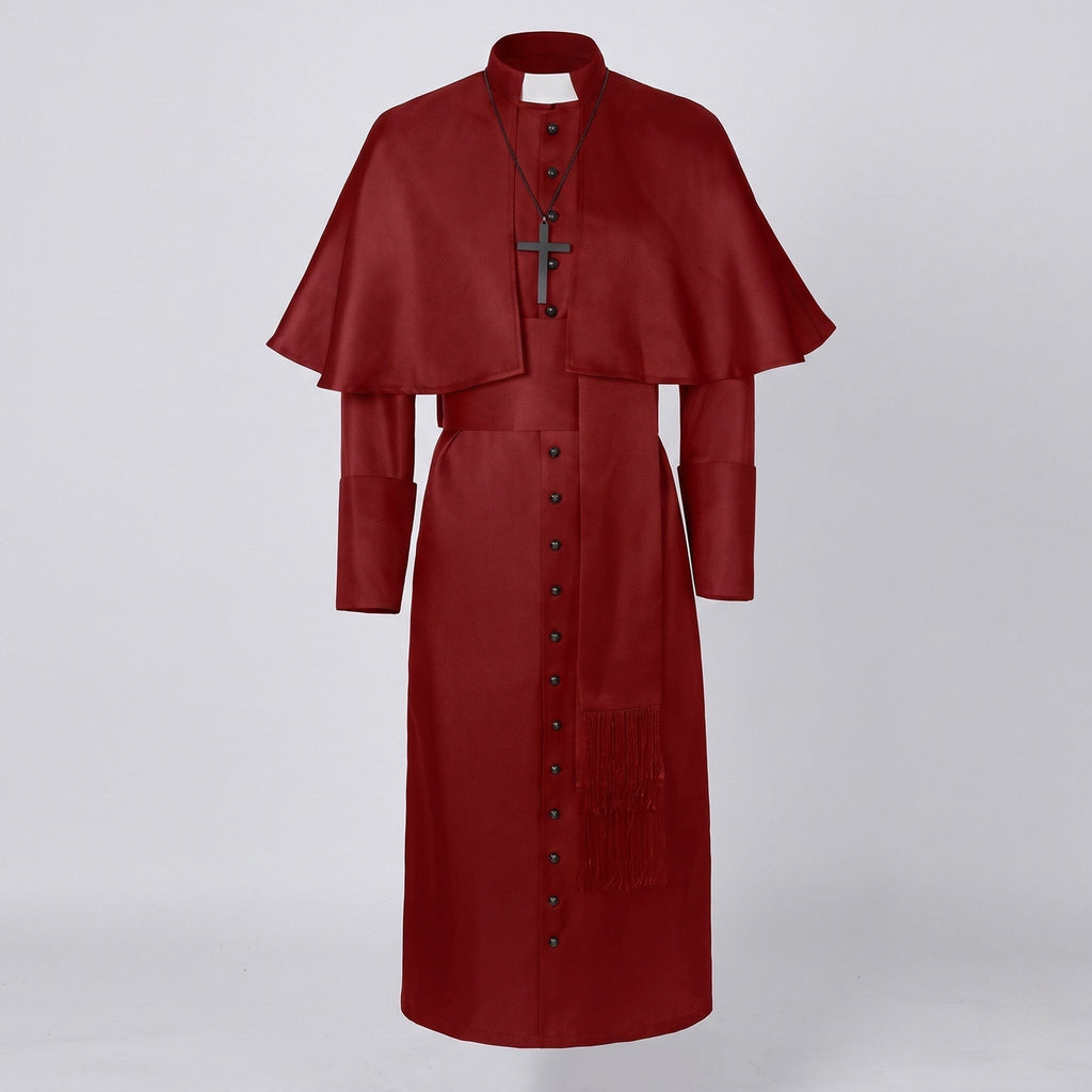 Women's Caped Priest Halloween Costume Robe | Sedgemoor_7