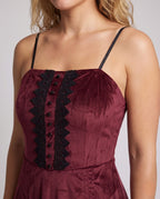 Women's Velvet Devil Halloween Costume Dress | Rosabel_2
