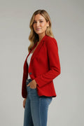 Women's Single Button Notch Lapel Blazer | Bettina_3