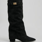 Women's Knee High Block Heel Boots | Merrivale_1