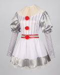 Women's Ruffle Collar Clown Halloween Costume Dress | Denholme_4