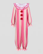 Women's Striped Clown Halloween Costume Jumpsuit | Inglewood_4