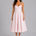 Women's Corset Bodice Midi Dress | Charlotta_1