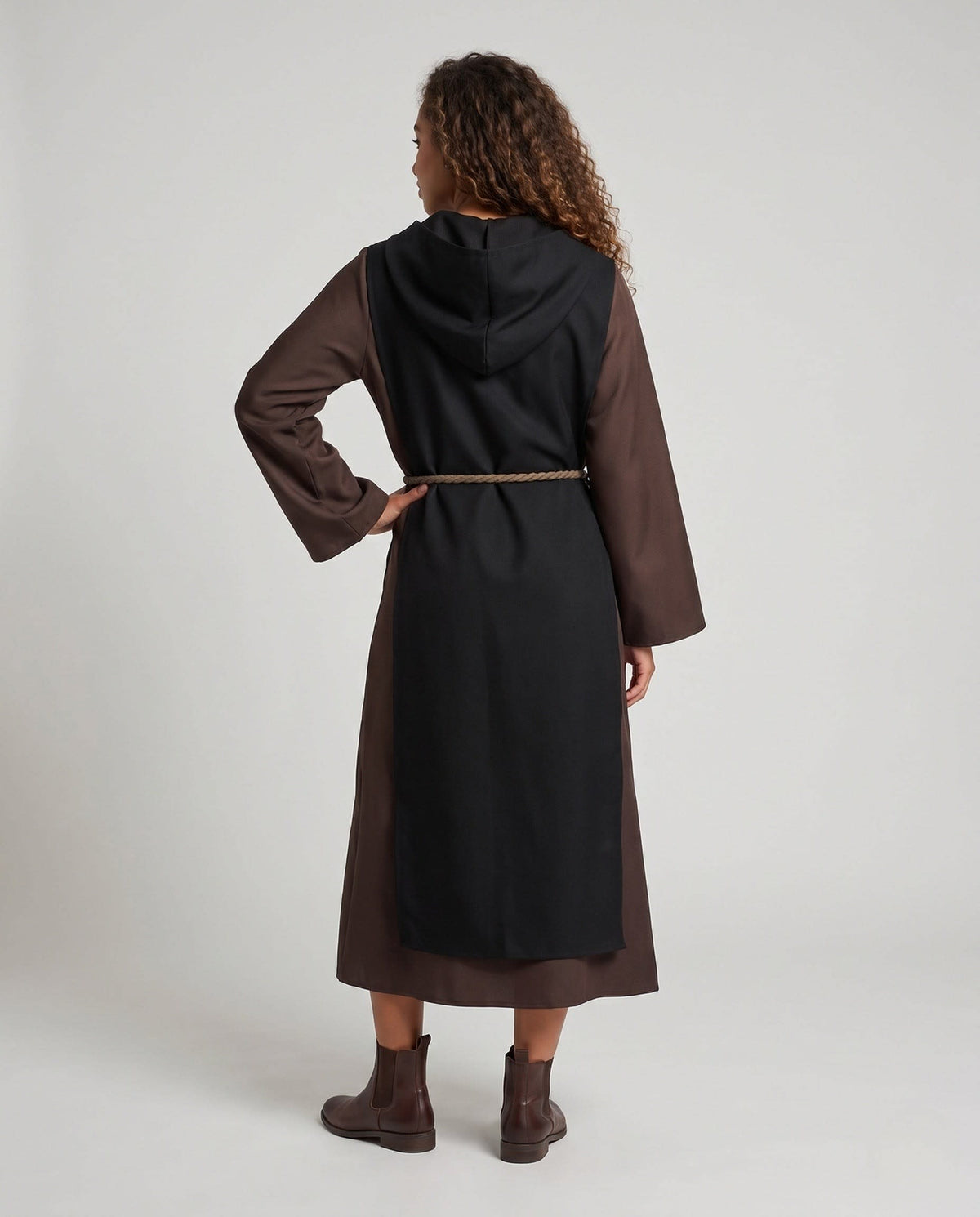 Women's Hooded Nun Halloween Costume Robe | Northaw_3