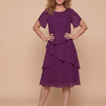Women's Tiered Chiffon Midi Dress | Brooksby_1