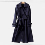Women's Double Breasted Belted Trench Coat | Wadebridge_10