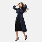 Women's Double Breasted Belted Trench Coat | Wadebridge_12