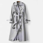 Women's Double Breasted Belted Trench Coat | Wadebridge_13