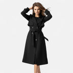 Women's Double Breasted Belted Trench Coat | Wadebridge_3