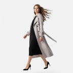 Women's Double Breasted Belted Trench Coat | Wadebridge_8
